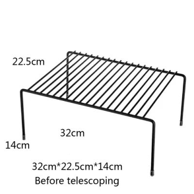 Armario telescópico multifuncional, platos para utensilios de cocina, estantes de almacenamiento para clasificación de condimentos en capas